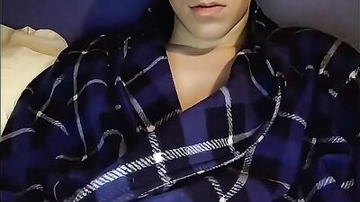 Shaved Ginger Guy with a Huge Cock - AI Enhanced Webcam Frat Boy Cum Shots