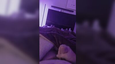 Cumming after a couple hours of jerking off