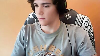 German Webcam Sessions with Cute Brunette Guys - Handjobs and Solo Masturbation