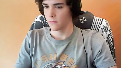 German Webcam Sessions with Cute Brunette Guys - Handjobs and Solo Masturbation