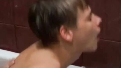 Two brothers in bathroom - Enhanced version!