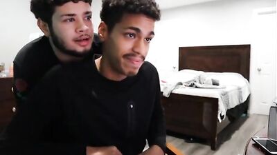 Game over boys! Latino big dicks take on straight web-cam boys in the hottest bisexual first time fun ever!