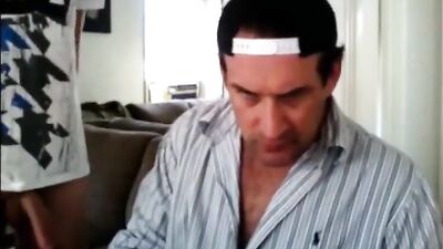 Young Twink Manhandled by Older Guy in Public Bathroom!