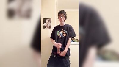 Golden Cum Shots: Solo Web-Cam Sex Adventures