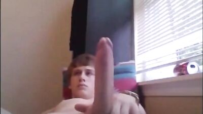 Growing Hardness: Cute Blondes Selfie Cam Showcases Big Cocks!