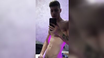 Mirror Jerking Solo Web-Cam: A Gay Porn Video with a Twist!