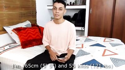 Latin Twink Shows Off His Dildo Ss on Cam Porn Tube!