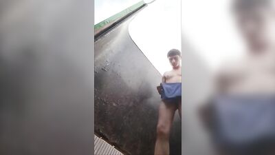 Beachside Undies Stripper: A Gay Porn Video