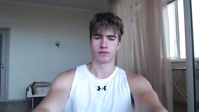 Ultra Handsome Blonde Big Dicks Selfie Cam Solo Jacking Tips