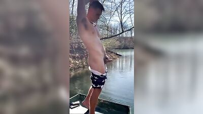 Pissing in the River: A Gay Solo Adventure!