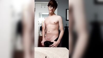 Boner Twink Nerd Seduces His Hot Lover!