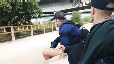 Outdoor Provocations: Leo Xisco and His Latino Twink Lovers in Madrid!