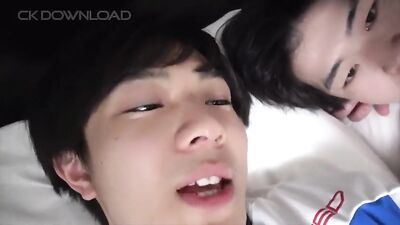 Twin Cumshots - Football Fetish with Asian Twinks!