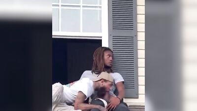 Gangstas Paradise: The Homies Post Up and Watch the Movement Around the Spot - Gay Porn Video