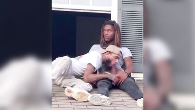 Gangstas Paradise: The Homies Post Up and Watch the Movement Around the Spot - Gay Porn Video