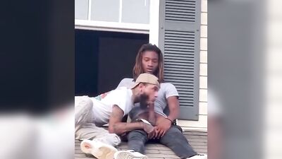 Gangstas Paradise: The Homies Post Up and Watch the Movement Around the Spot - Gay Porn Video