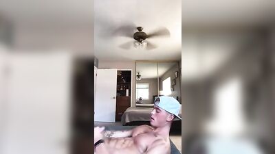 Cumming on My Chest - Fit & Handsome Boys Selfie Cam!
