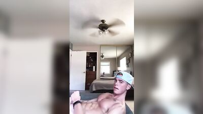 Cumming on My Chest - Fit & Handsome Boys Selfie Cam!