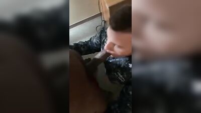 Black Domination: Cum Shots with a White Sub