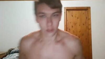 Jacked Cute Blonde Boys: Muscle Web-Cam Handsome Cum Shots