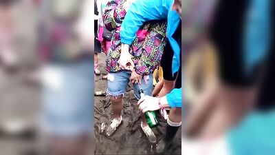 Helping Drunk Mate Piss: The Ultimate Public Outdoor Experience!