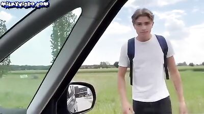 Passing to Strangers in My Car Boys - Gay Porn Fantasy Fulfilled!