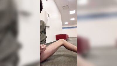 Naked Hallway Risks: College Cumshot Twink Nights!