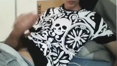 Jerking My Cock Between Homework - A Big Load Of Bogota Twinks