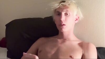 Blond Twink Cumshot Web-Cam