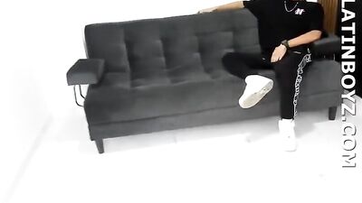 Gay Latin Couple Fucking on Cam: Hot Bareback Oral Sex Action ============================================================