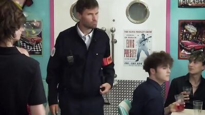 French Boys Blowjob Arrest - Cum in Mouth Facials with Big Uncut Cocks!