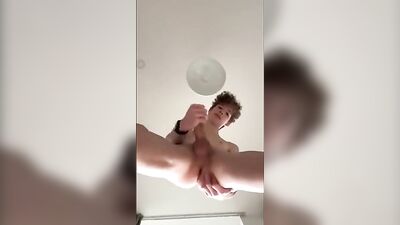Curly Muscle Cumming Solo - The Ultimate Amateur Experience!