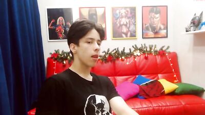 Cumming Twink Cutie: Biting Lip and Explosive Orgasm!