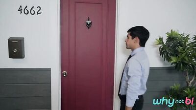 Bareback Bisexual Group Oral Handjob: They are Bi - 005!