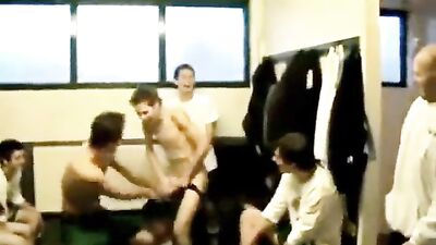 Pantsed in Locker Celebration: Gay Nude Porn Fun with Cute Boys