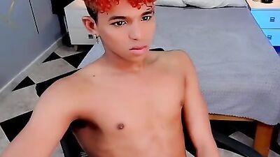 Gay Porn Stunner - Latino Jerks & Flashes on Cam!
