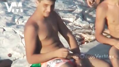 Gang Bang on the Beach with Sugar Boys: Gay Porn Videos!