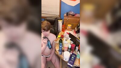 Secretly Playing Underwear Fun: A Gay Porn Fantasy Come True!