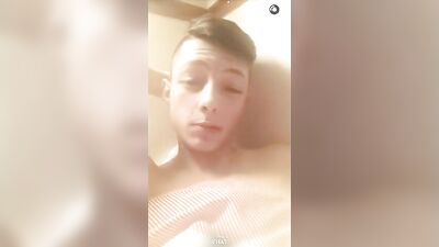 Cumming on Camera - Cute Blonde Solo Cock Cam