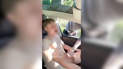 Young Twinks Car Cum Shoot Adventure