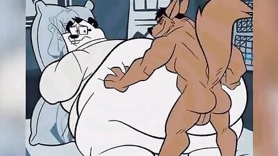 Bate Poppers: Big Boy Trainers Bareback Oral Cartoon Compilation!