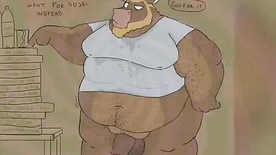 Bate Poppers: Big Boy Trainers Bareback Oral Cartoon Compilation!