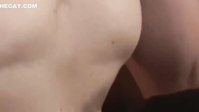 Stepfather and Son Gay Porn Movie Night!