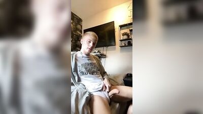 Big Cocks Blond Boys Solo: Strip Underwear Show with Cam Boys Porn