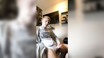 Big Cocks Blond Boys Solo: Strip Underwear Show with Cam Boys Porn