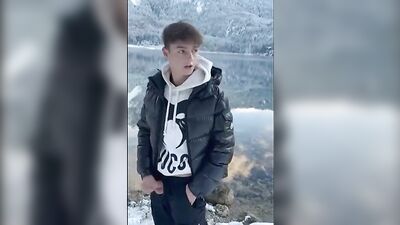 German Twinks Horny Winter Jerk-Off with Friends!