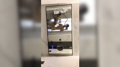 Asian footfetish: Rainbow socks with Foot Fetish