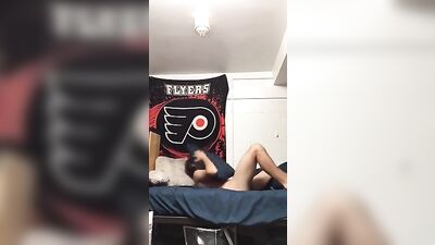 Baited Str8 Twin Cocks: Licking and Fucking for a Girl!