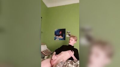 Blond Boys Cum Shots on Cam: Solo Sex!