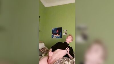 Blond Boys Cum Shots on Cam: Solo Sex!